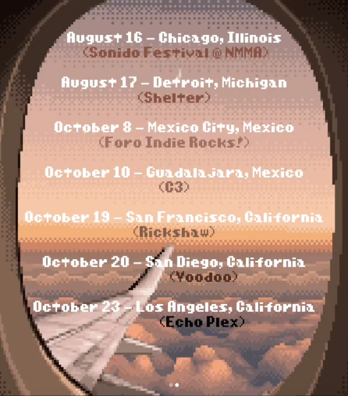 Los Retros Tour Poster 2025